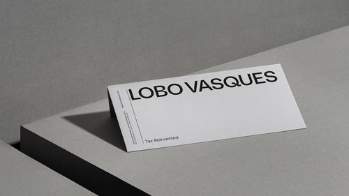 平面設計 lobo vasques 精品律師事務所品牌形象設計